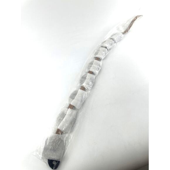 Polo Ralph Lauren Women's Brown Classics Metal Accent Suede Belt Size M - Picture 5 of 8